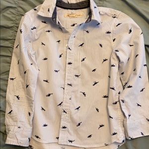 Dino button up